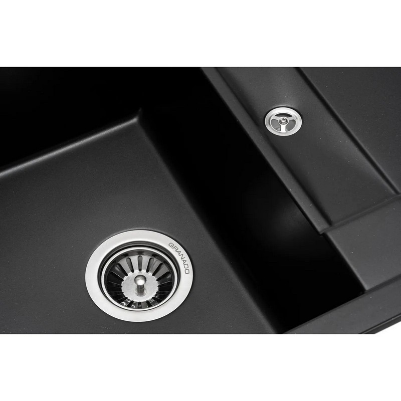 Мийка VALENCIA black shine (780*500mm) Granado Мийка VALENCIA black shine (780*500mm) Granado