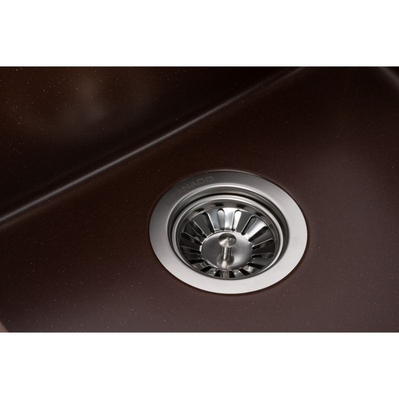 Мийка Under top DOUBLE marron (705*445mm.) граніт GRANADO
