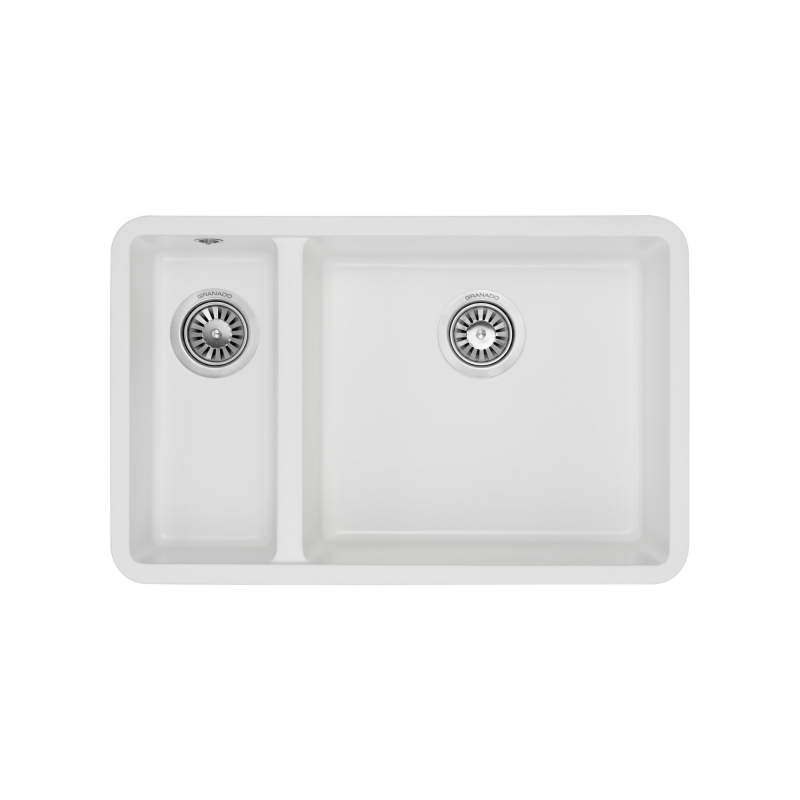 Мийка Under top DOUBLE white (705*445mm.) граніт GRANADO