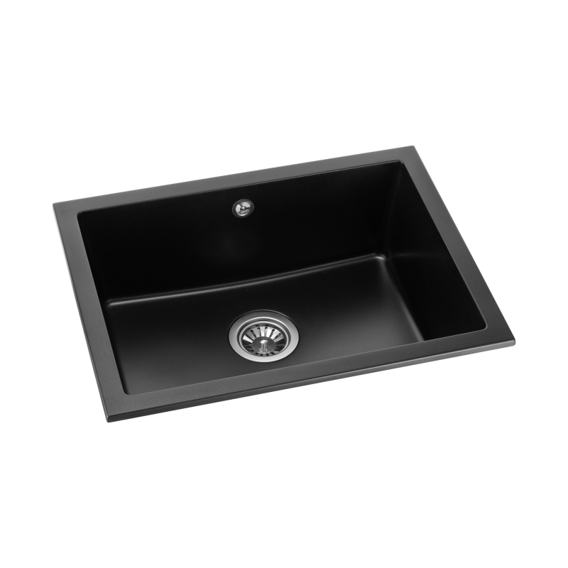 Мийка Under top L black shine (606*456mm.) граніт GRANADO Мийка Under top L black shine (606*456mm.) граніт GRANADO