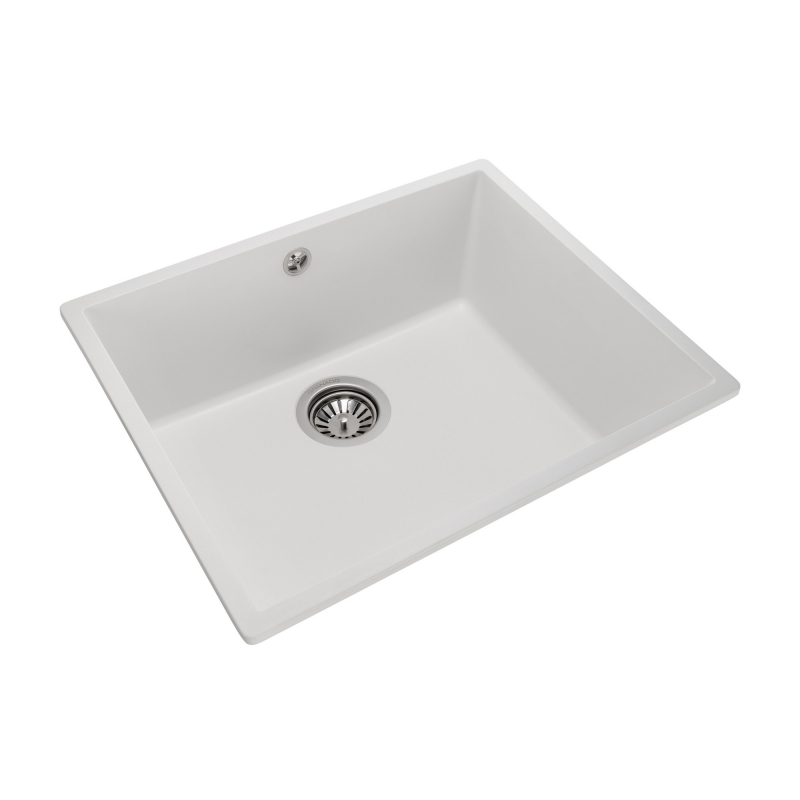 Мийка Under top L white (606*456mm.) граніт GRANADO