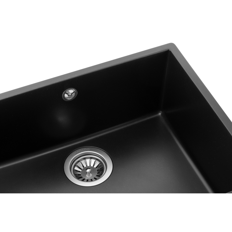 Мийка UNDER TOP MAX black shine (535*435mm.) граніт GRANADO
