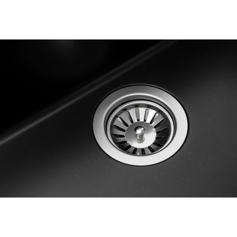 Мийка UNDER TOP MAX black shine (535*435mm.) граніт GRANADO