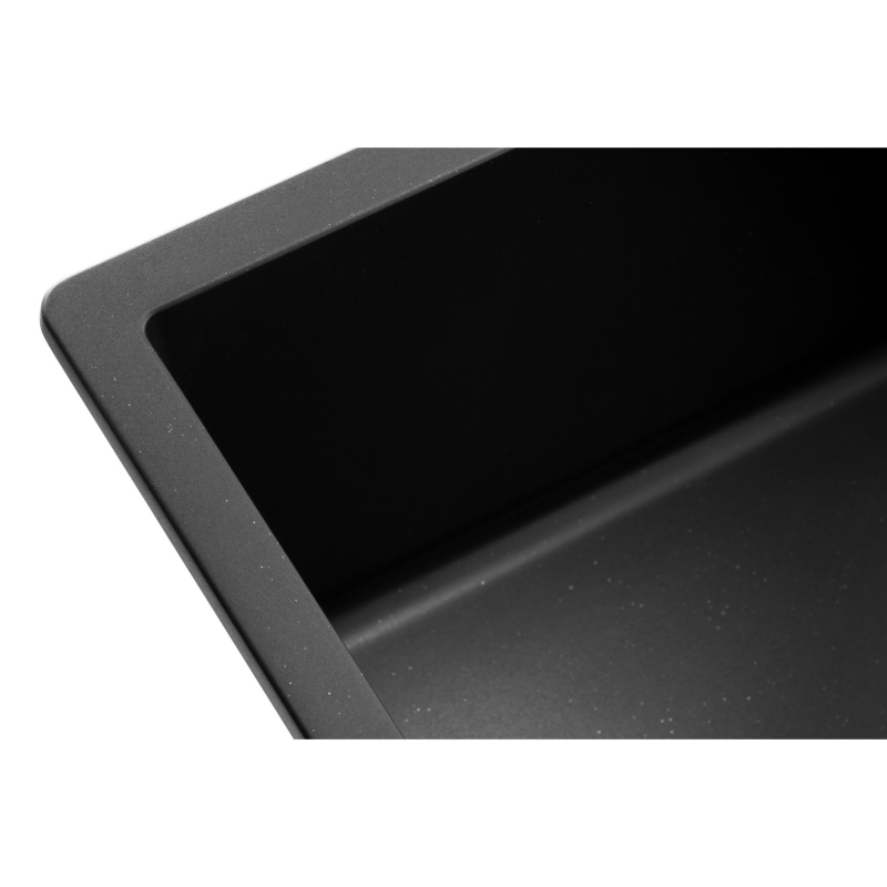 Мийка UNDER TOP MAX black shine (535*435mm.) граніт GRANADO