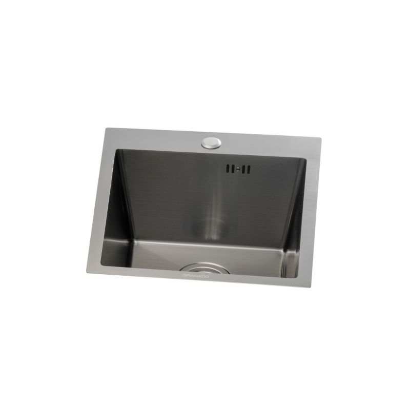 Мийка сталева Pravia S201 black (410*500*220mm) GRANADO Мийка сталева Pravia S201 black (410*500*220mm) GRANADO