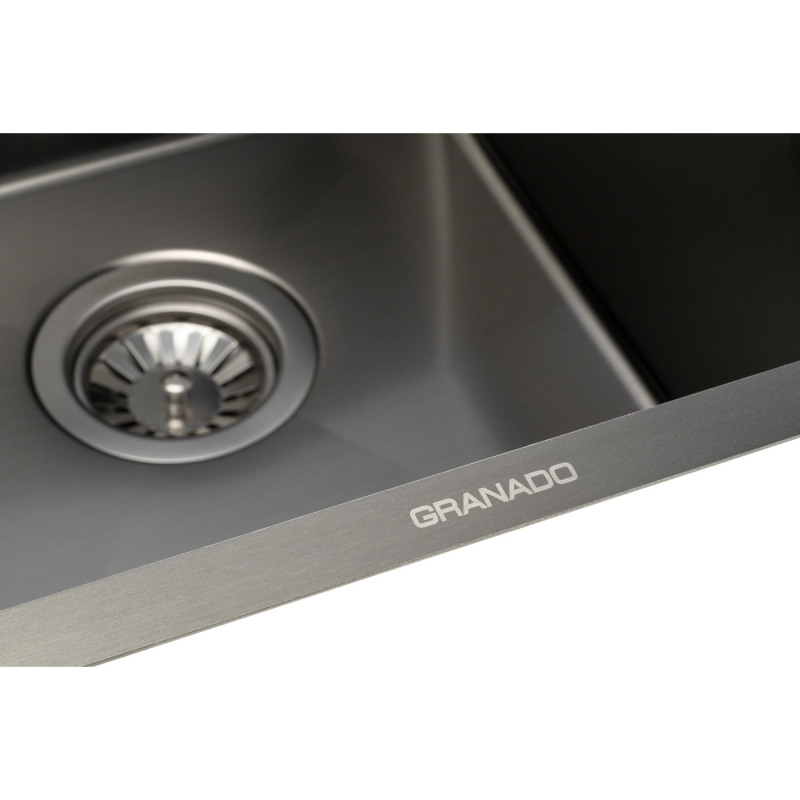 Мийка сталева Pravia S201 black (410*500*220mm) GRANADO Мийка сталева Pravia S201 black (410*500*220mm) GRANADO