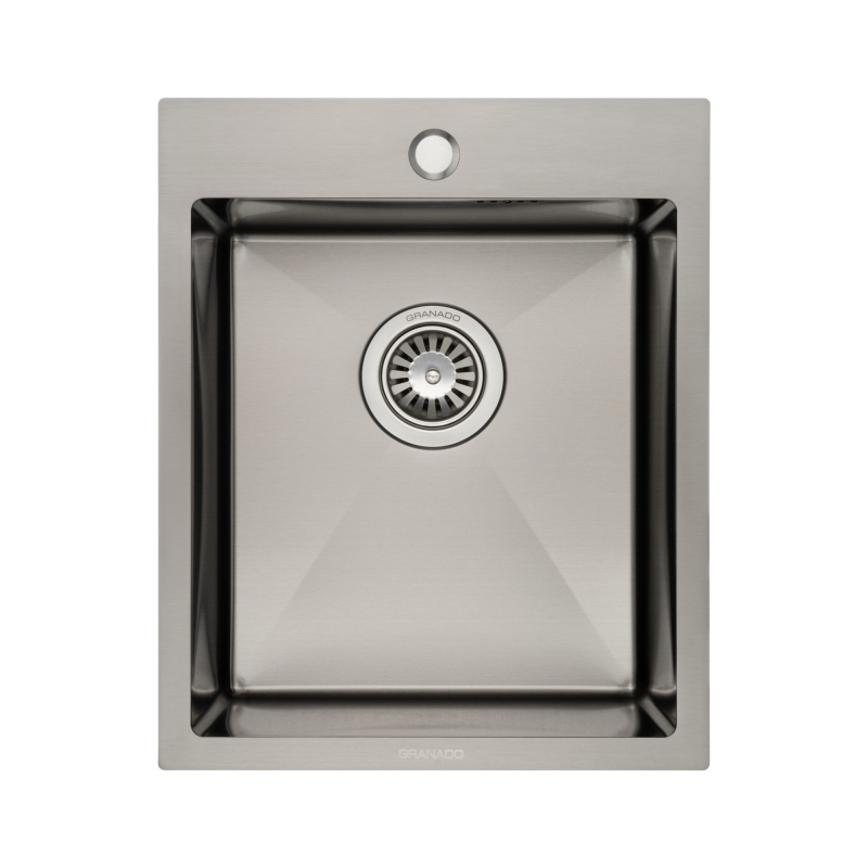 Мийка сталева Pravia S201 black (410*500*220mm) GRANADO