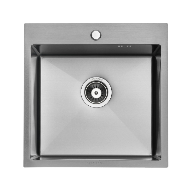 Мийка сталева Galera S201 black (500*500*220mm) GRANADO