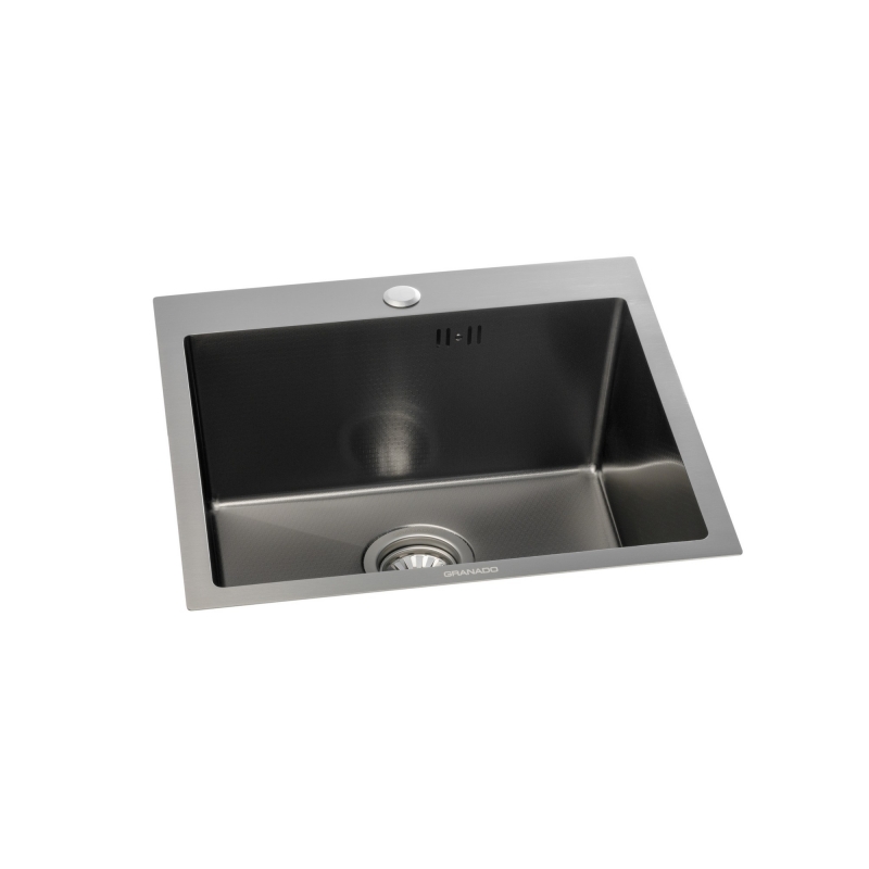Мийка сталева Galera S201 black honeycomb (500*500*220mm) GRANADO
