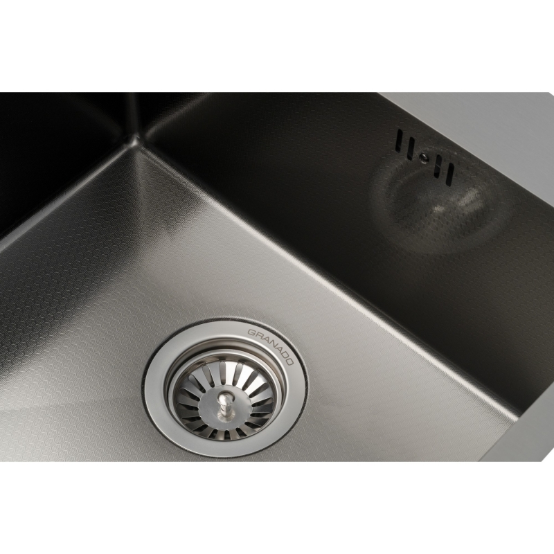 Мийка сталева Galera S201 black honeycomb (500*500*220mm) GRANADO