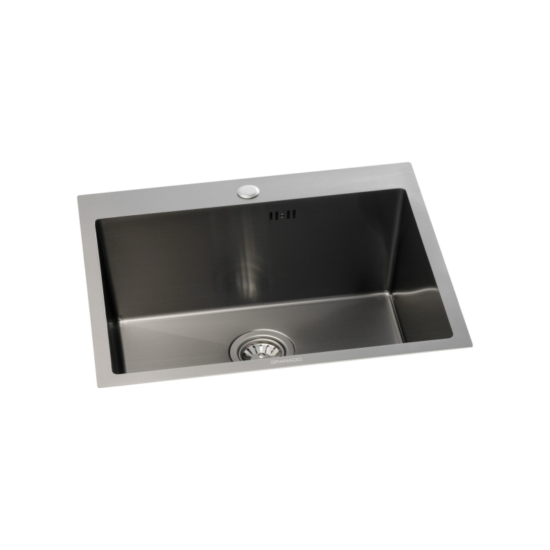 Мийка сталева Villena S201 black (580*500*220mm) GRANADO