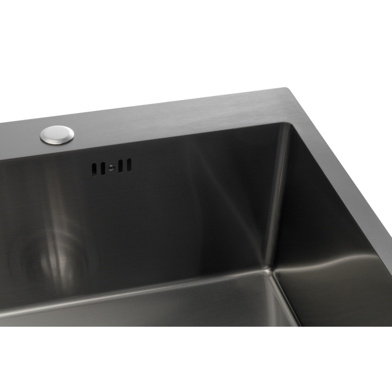 Мийка сталева Villena S201 black (580*500*220mm) GRANADO