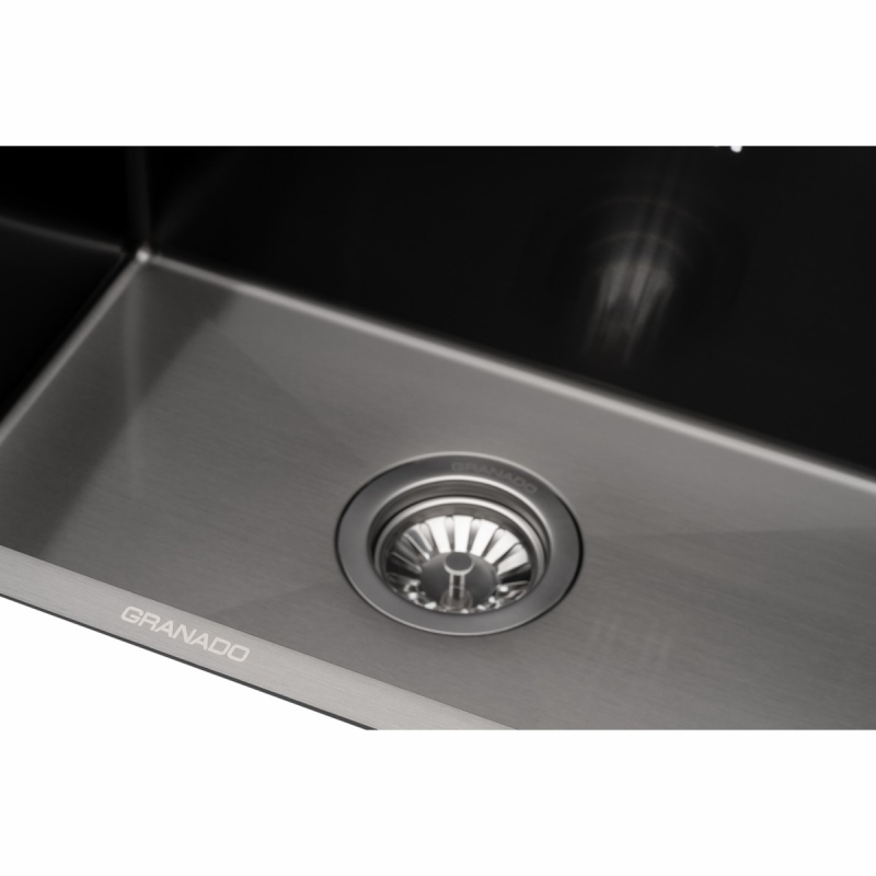 Мийка сталева Under top max STEEL S201 black (530*430*220mm) GRANADO Мийка сталева Under top max STEEL S201 black (530*430*220mm) GRANADO