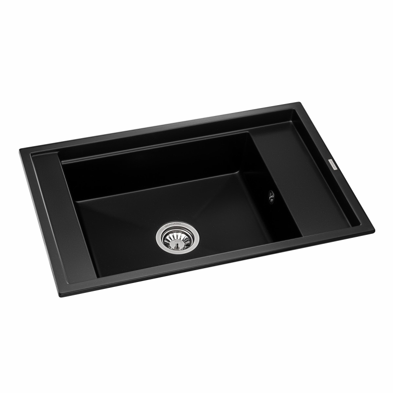 Мийка Estella black shine (780*500mm) граніт GRANADO
