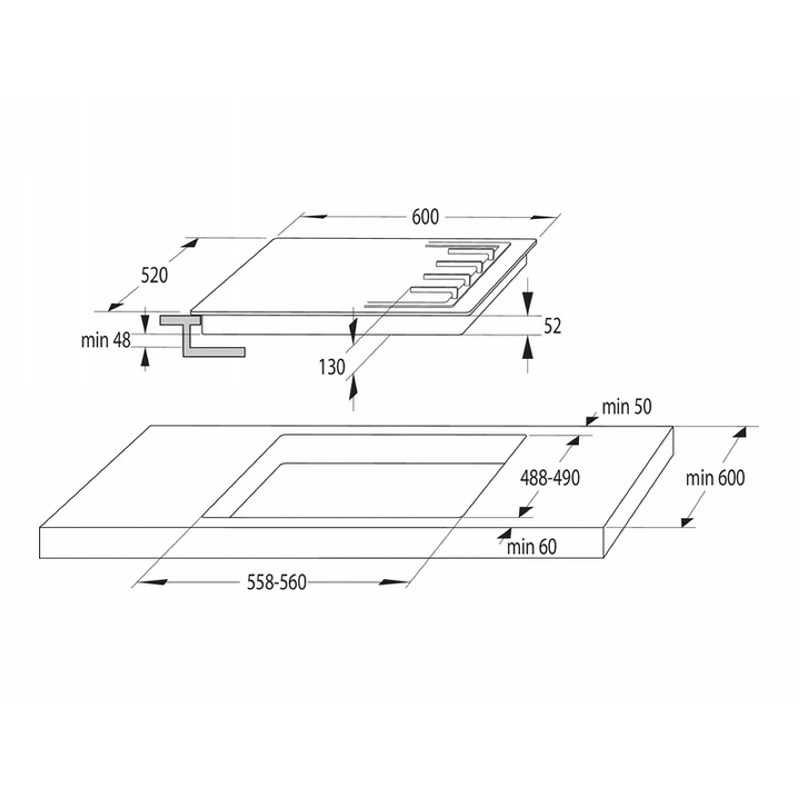 Комплект техніки Gorenje (Духова шафа BO6735E02BK + Газова варильна поверхня G641EB)
