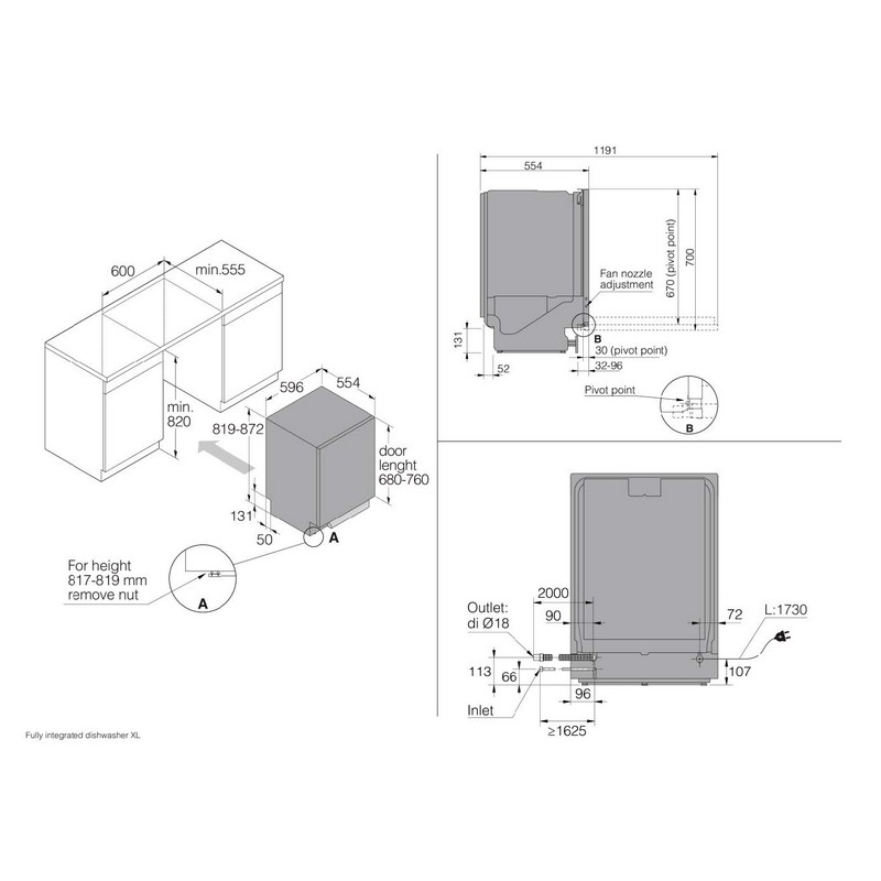 Посудомийна машина 60 см DFI544B Asko