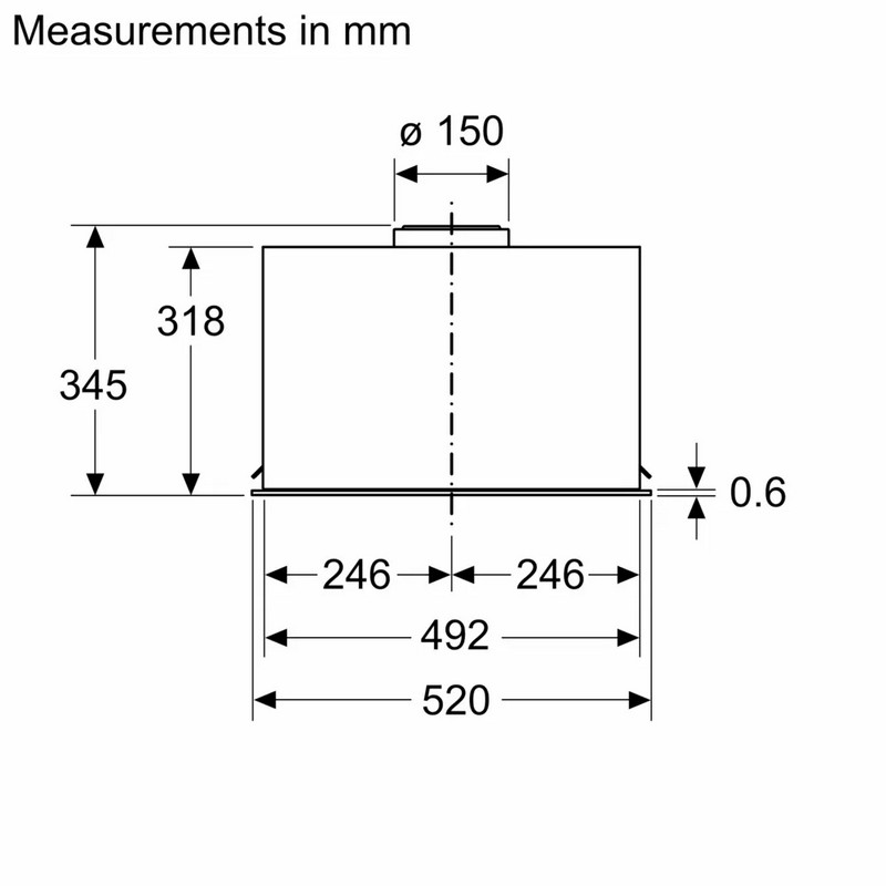 Витяжка DLN56AC50 Bosch