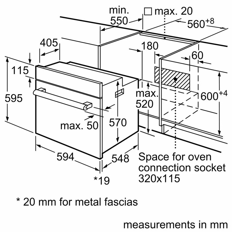 Духова шафа HBF512BB1T Bosch