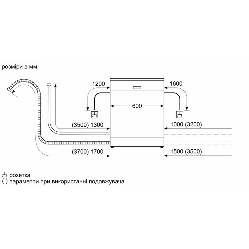 Посудомийна машина SMS44DI01T Bosch (60см)