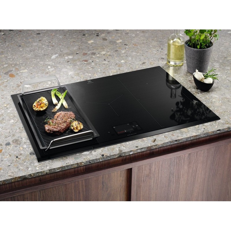 Індукційна варильна поверхня EIS87583 80см Hob2Hood, чорний Electrolux