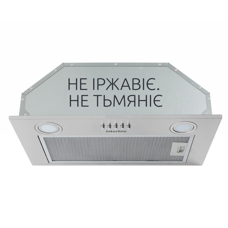 Витяжка вбудована BLOW S IX A/60/PB нерж. сталь INTERLINE Витяжка вбудована BLOW S IX A/60/PB нерж. сталь INTERLINE