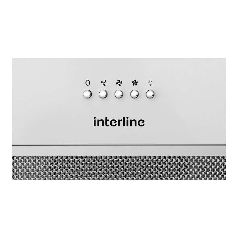 Витяжка вбудована BLOW S WH A/60/PB біла INTERLINE