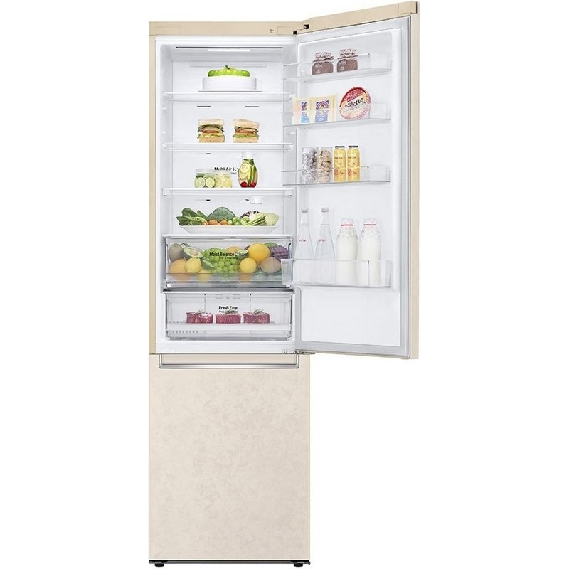 Холодильник з нижньою морозильною камерою GC-B509MEWM LG