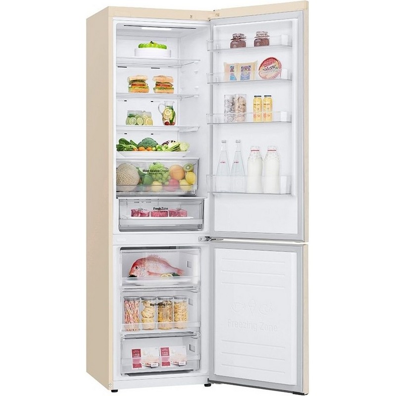 Холодильник з нижньою морозильною камерою GC-B509MEWM LG