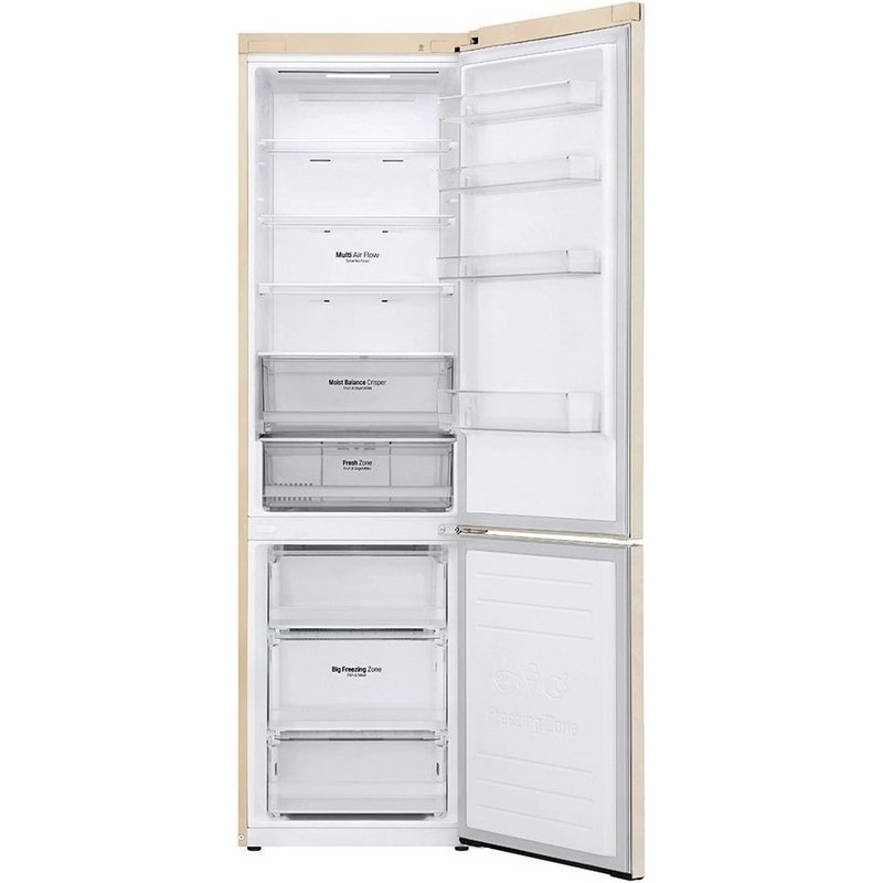 Холодильник з нижньою морозильною камерою GC-B509MEWM LG