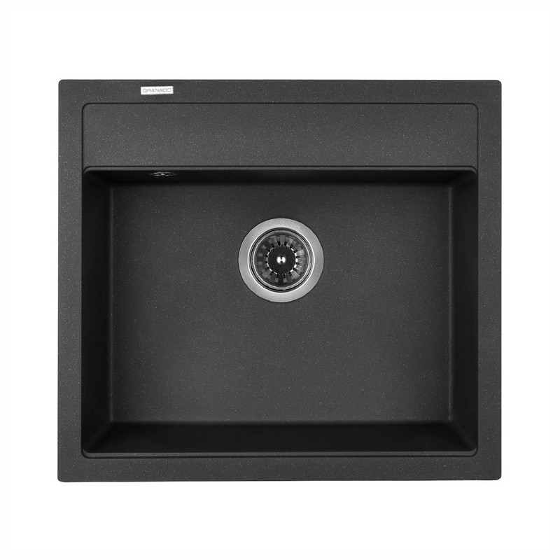 Мийка LERIDA black shine (560*510mm.) граніт Granado