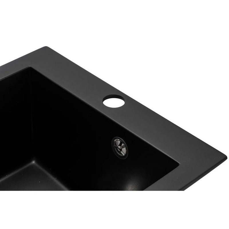 Мийка CADIZ black shine (410*500mm.) граніт Granado Мийка CADIZ black shine (410*500mm.) граніт Granado