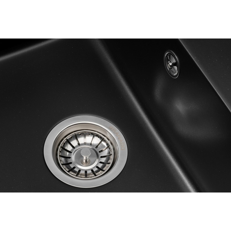 Мийка ALTEA black shine (610*500mm.) граніт Granado Мийка ALTEA black shine (610*500mm.) граніт Granado