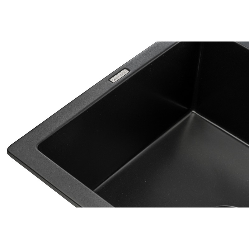 Мийка LINARES black shine (675*495mm.) граніт Granado Мийка LINARES black shine (675*495mm.) граніт Granado