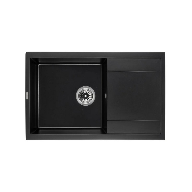 Мийка Alicante black shine (780*500mm.) граніт Granado
