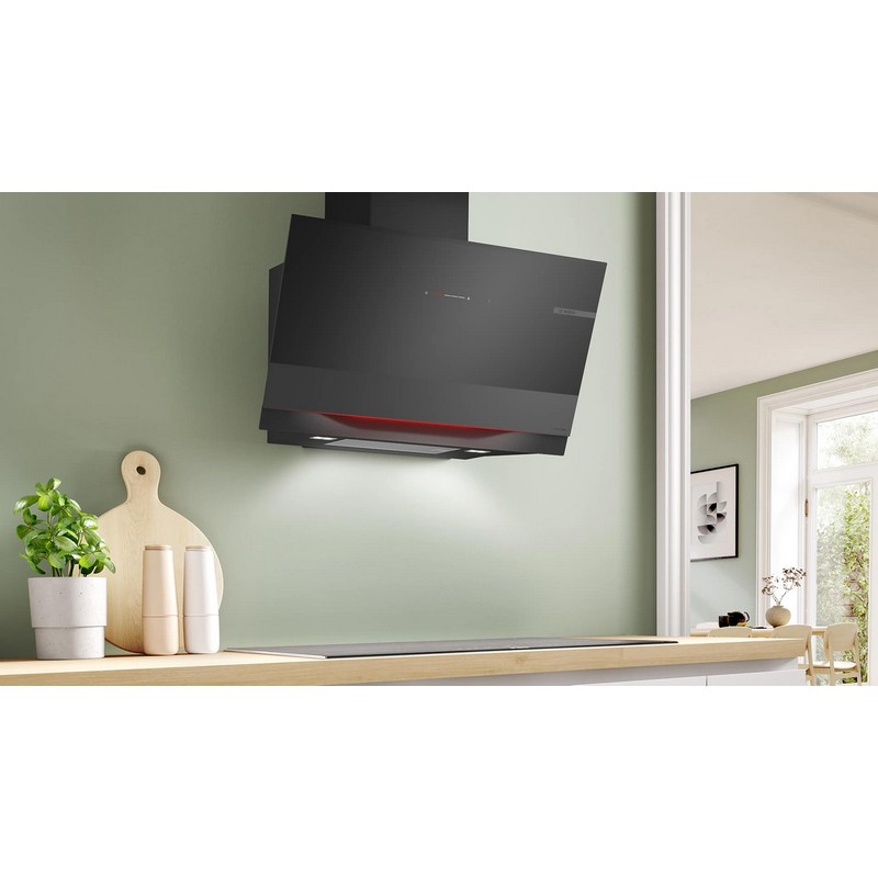 Настінна витяжка чорна DWK91LT65 Accent Line Bosch