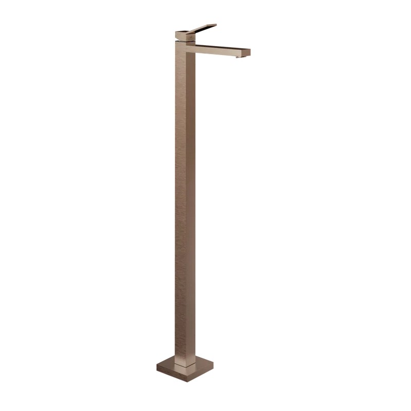 Змішувач для умивальника Gessi Rettangolo K підлоговий Copper Brushed PVD (53095708) Gessi