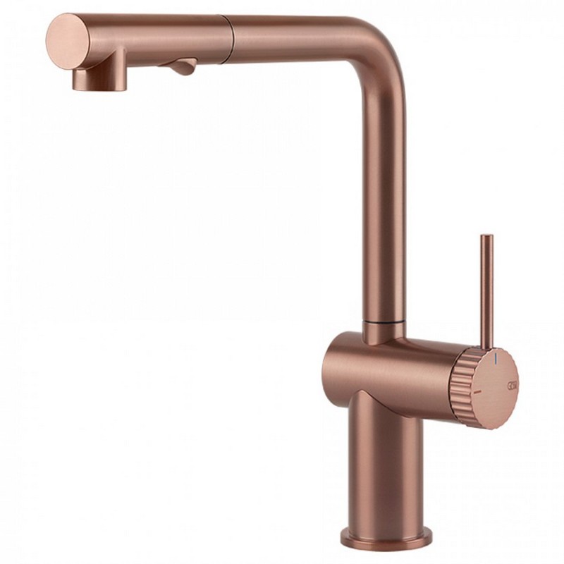 Змішувач для кухні Inedito Copper Brushed GHRC (60457125) Gessi Змішувач для кухні Inedito Copper Brushed GHRC (60457125) Gessi