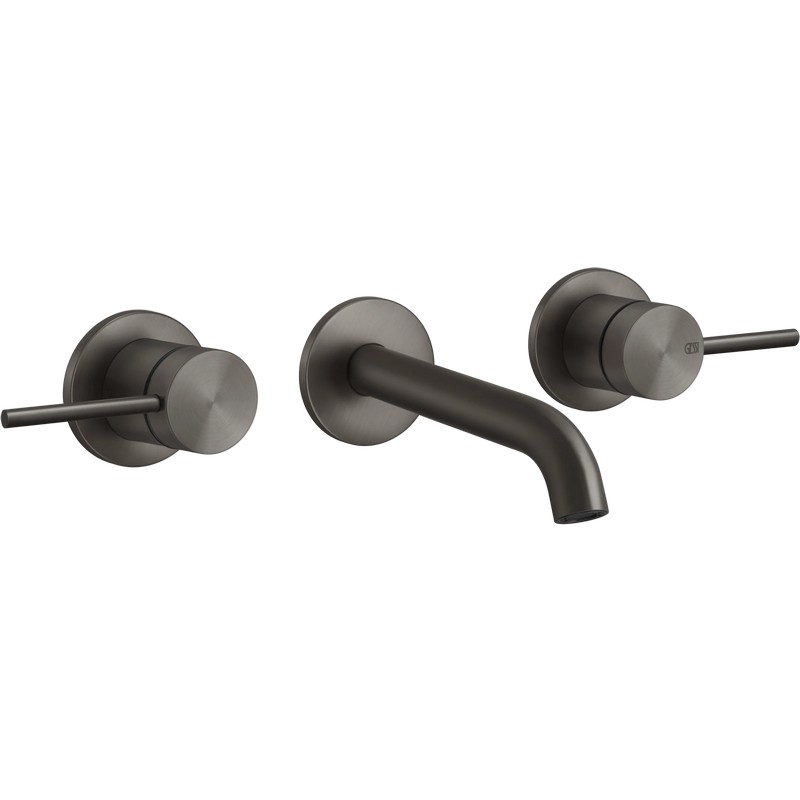 Змішувач для умивальника 316 (зовнішня частина), Black Metal Brushed PVD (54092-707) Gessi