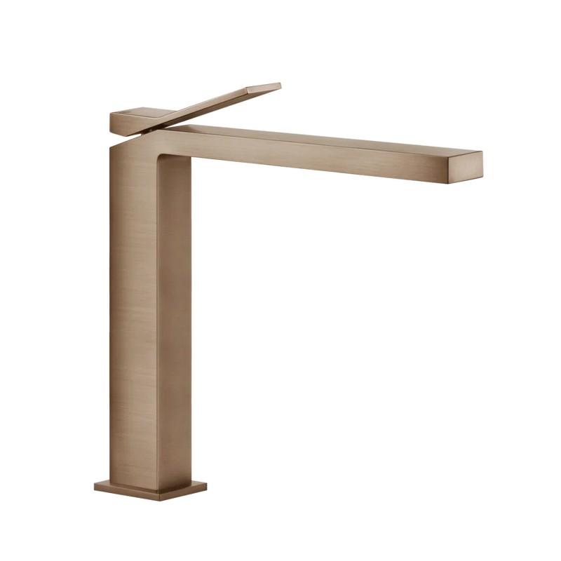 Змішувач для умивальника Gessi Rettangolo K високий Copper Brushed PVD (53004708) Gessi