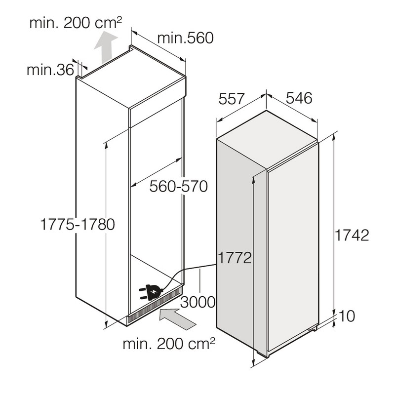 Вбудована морозильна камера RBF576DND1 білий ASKO Вбудована морозильна камера RBF576DND1 білий ASKO