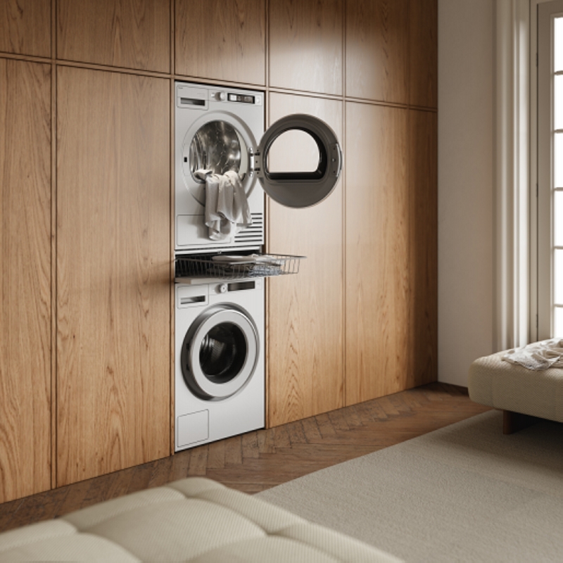 Висувна корзина для білизни HB150W білий ASKO