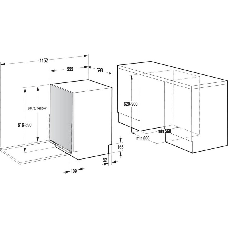 Посудомийна машина вбудована GV673C65 Gorenje Посудомийна машина вбудована GV673C65 Gorenje