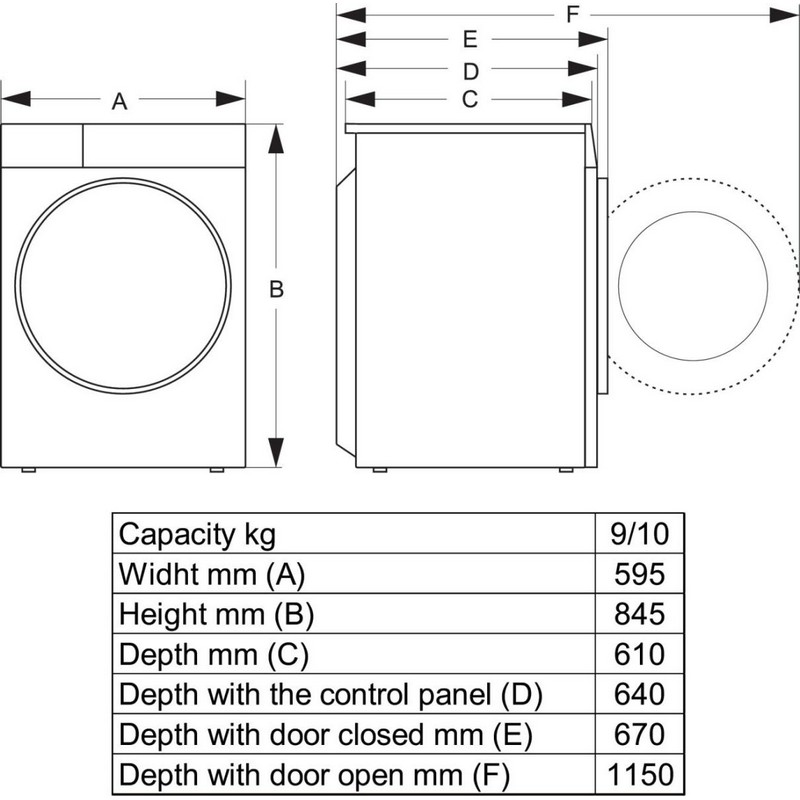 Сушильна машина DH7S107BW HISENSE Сушильна машина DH7S107BW HISENSE