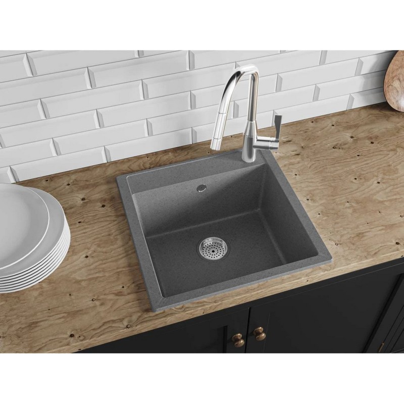 Кухонна мийка BODRUM 510 gray mirastone Miraggio Кухонна мийка BODRUM 510 gray mirastone Miraggio