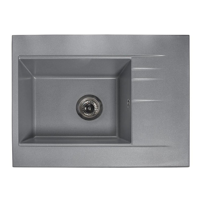 Кухонна мийка BODRUM 650 gray mirastone Miraggio