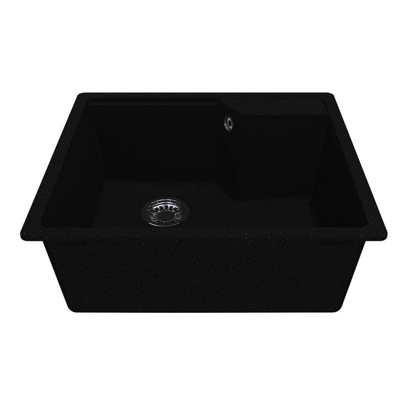 Кухонна мийка LISA black shine mirastone Miraggio