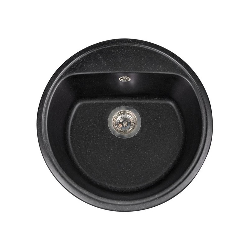 Кухонна мийка MALIBU black shine mirastone Miraggio Кухонна мийка MALIBU black shine mirastone Miraggio