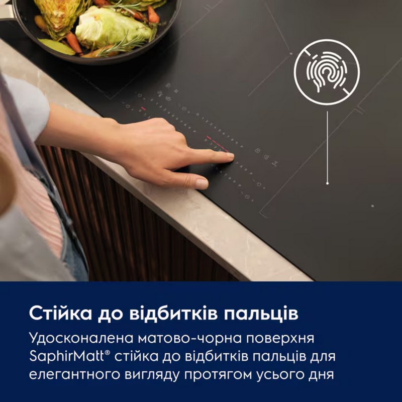 Варильна поверхня індукційна EIS62453IZ (60см) Hob2Hood, Saphir Matt Electrolux
