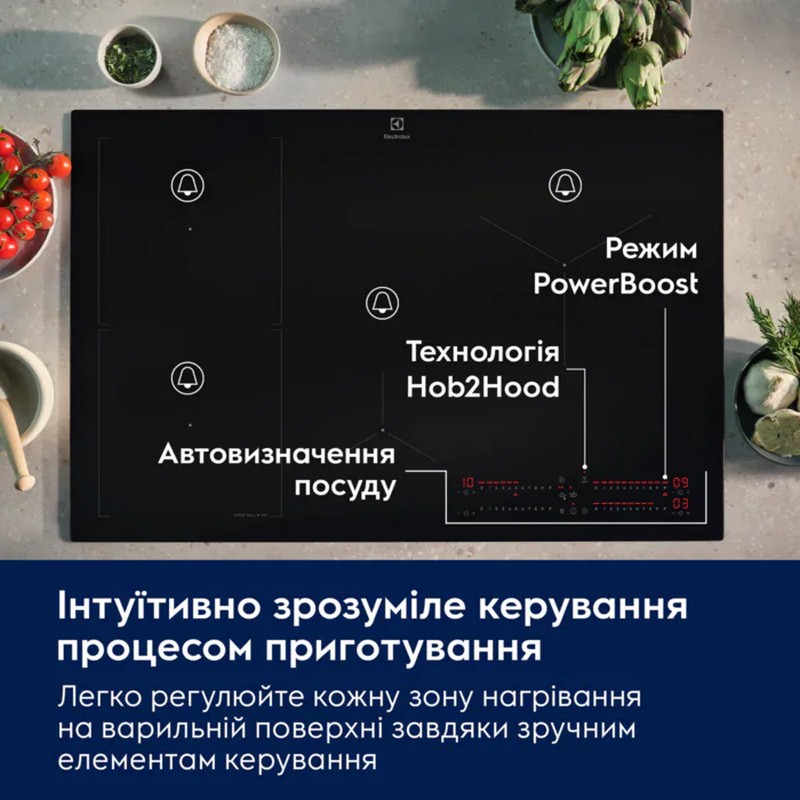 Варильна поверхня індукційна EIS62453IZ (60см) Hob2Hood, Saphir Matt Electrolux