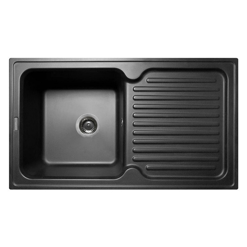Кухонна мийка ORLEAN black shine mirastone Miraggio Кухонна мийка ORLEAN black shine mirastone Miraggio